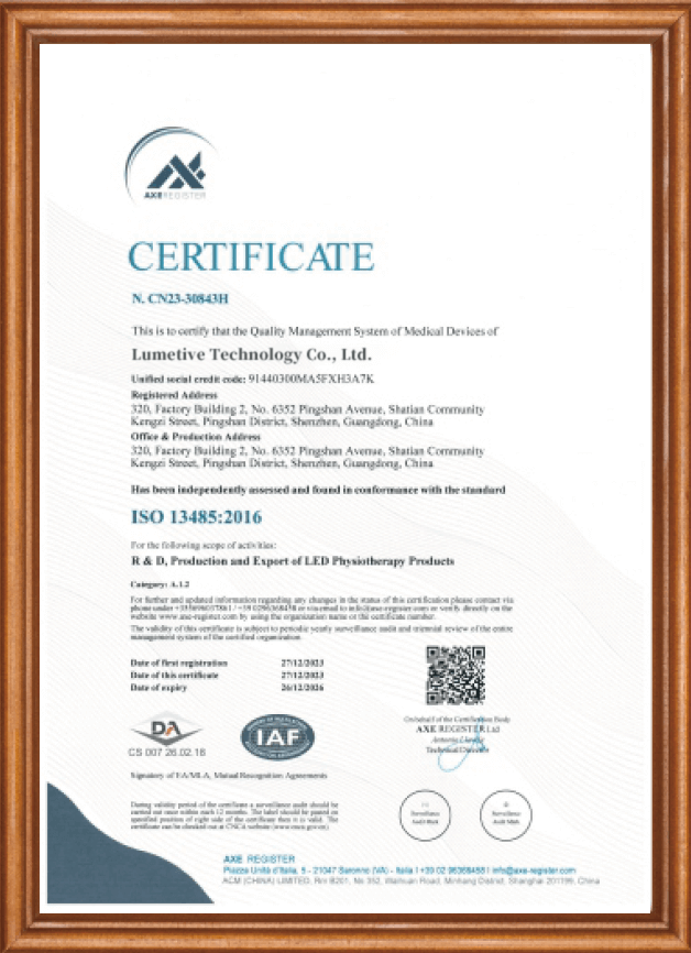 ISO Certificate