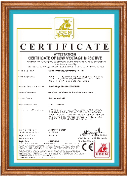 Additional Certificate